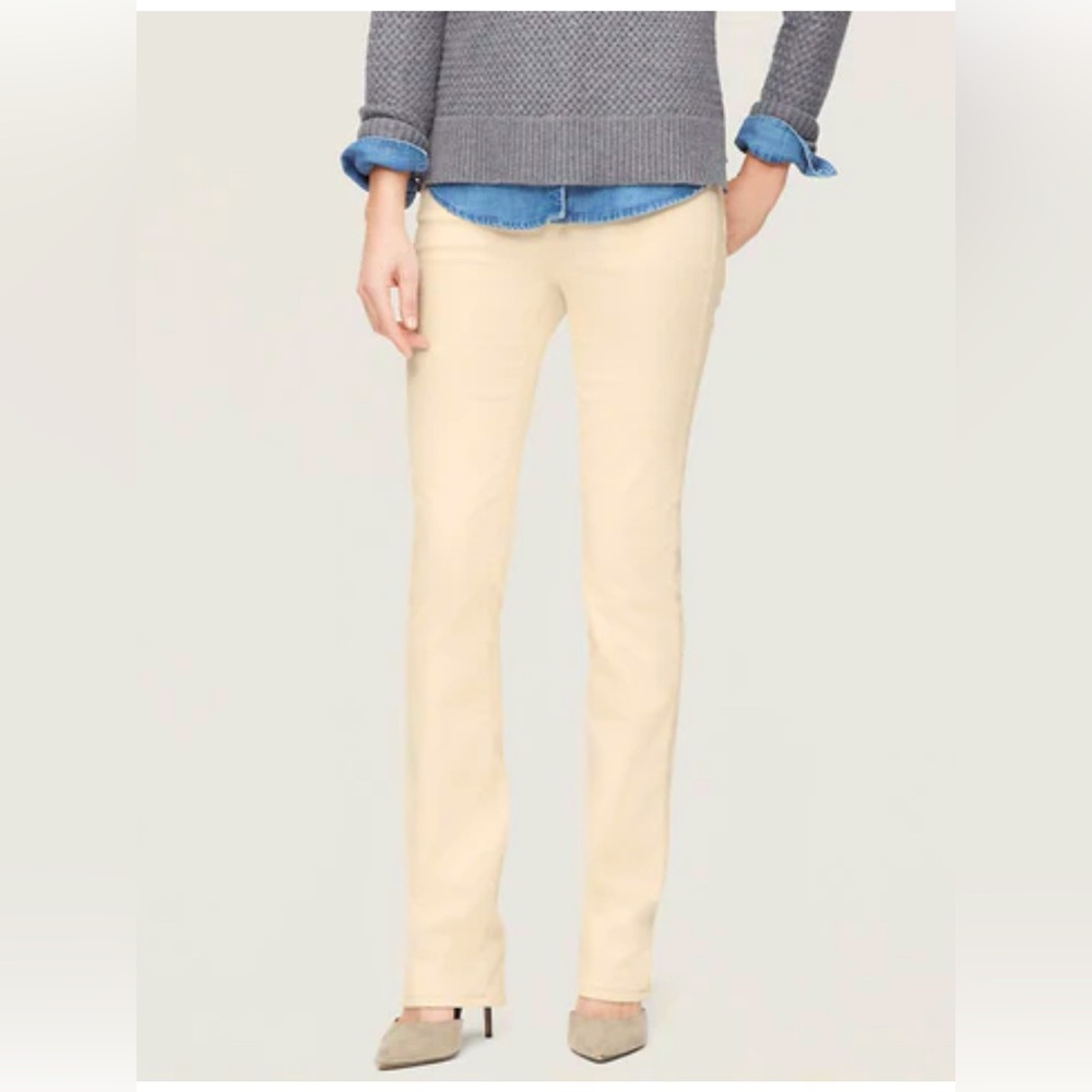 ANN TAYLOR LOFT WOMEN LOW WAIST MODERN BOOT CUT CORDUROY PANTS